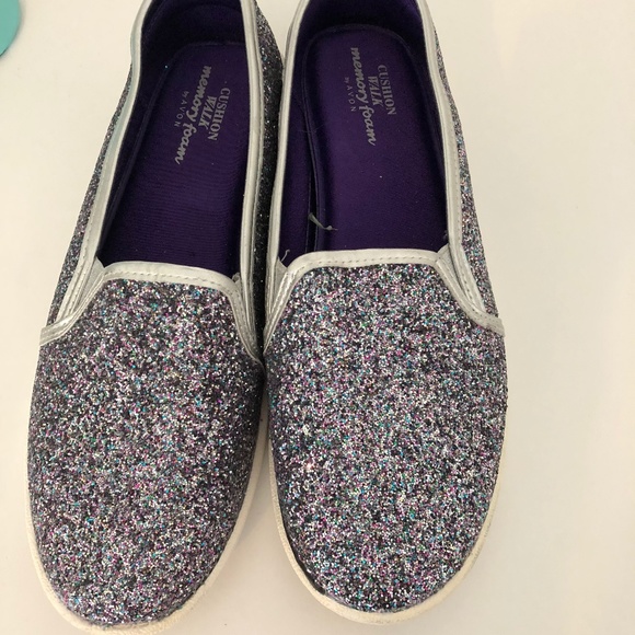Avon Shoes Avon Cushion Walk Glitter Flat Size Poshmark